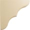 Ekena Millwork 1 3/4"W x 10"D x 10"H Stratford Wood Bracket, Maple BKTW02X10X10STMA - alternate 4